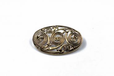 Keltische Ovalfibel Latenezeit aus Bronze